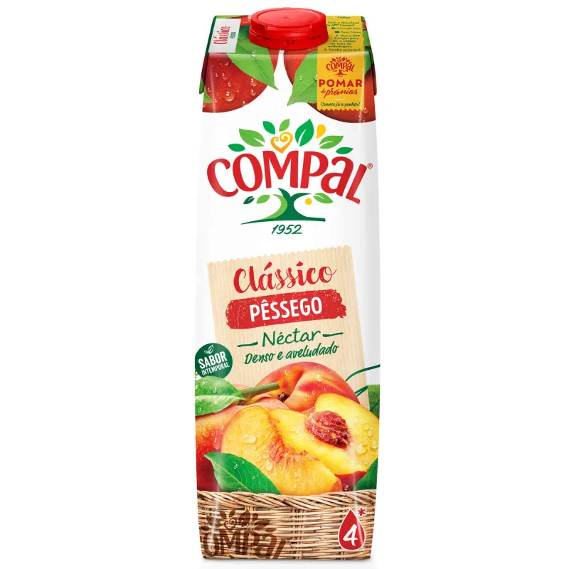 Néctar Pêssego emb. 1 Lt 