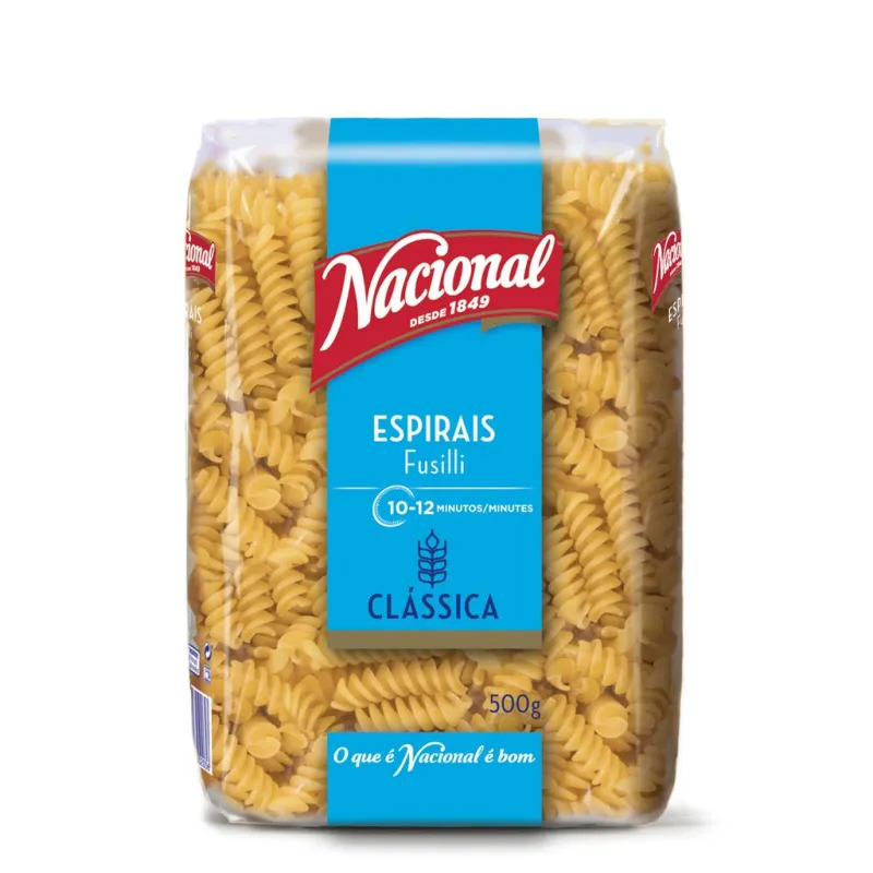 Pasta of espirais, package of 500g