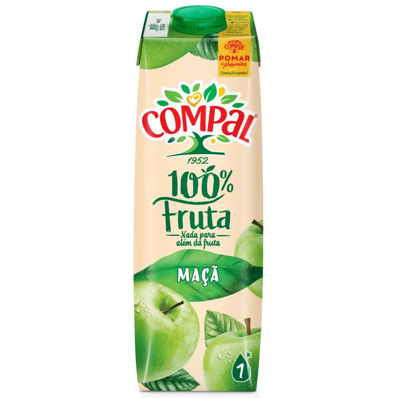 Juice 100% Maçã, emb. 1 Lt
