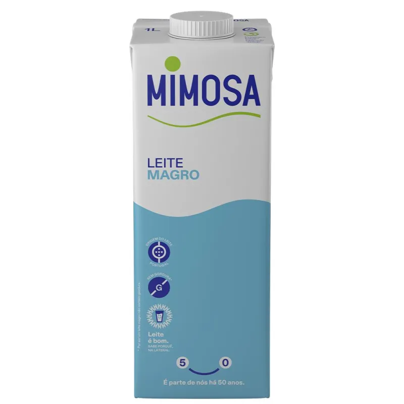 Milk uht skimmed, package of 1litro