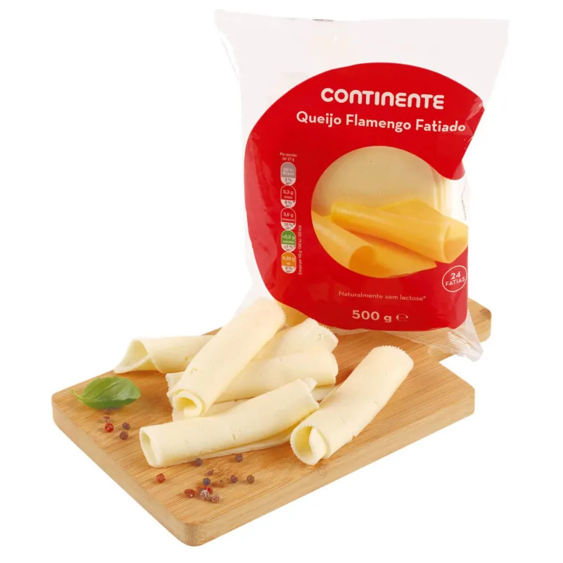 Cheese Flamengo Fatiado Continente emb. 500 gr
